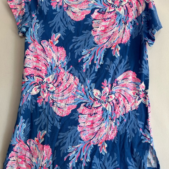 Lilly Pulitzer Pink and Blue Patterned Top - Picture 3 of 6